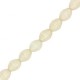 Czech Pinch beads 5x3mm Chalk white champagne luster 03000/14413